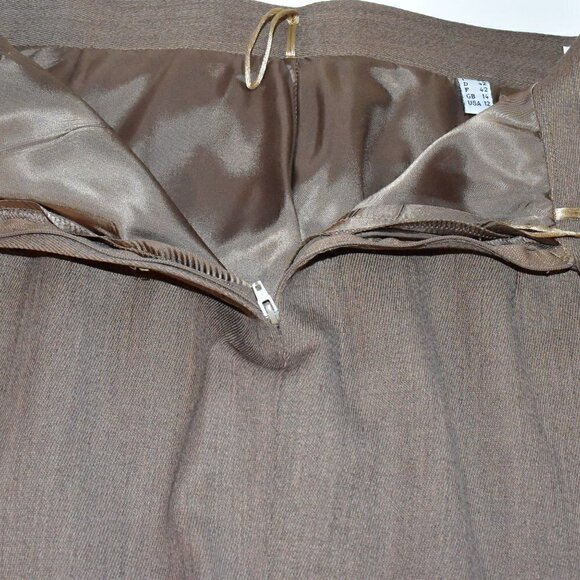 Philosophy Ferretti Wool Mini Skirt Size 12 - Picture 7 of 12